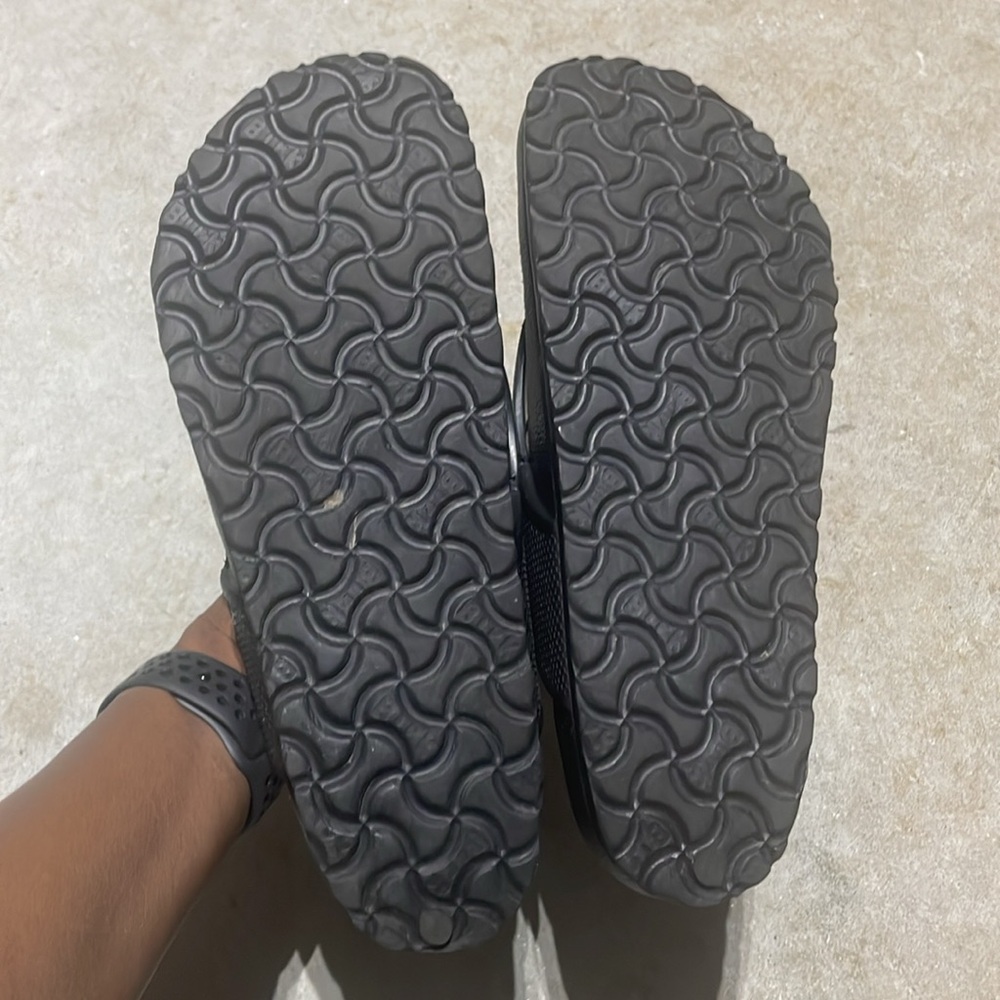 Birkenstock Honolulu EVA Regular Fit Black US Women’s Sz 9 EUR 40 Vacation Pool - Picture 7 of 9